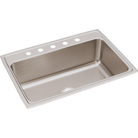Elkay Classic SS 31" x 22" x 10-1/8", Single Bowl Drop-in Sink DLR3122105